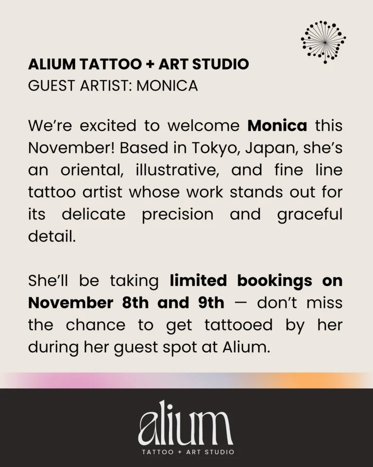 Instagram post from aliumtattoostudio. This post is in position 4.